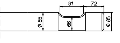 Breitmeissel (quer) 760 mm für MSB MS 300 / 300 H
