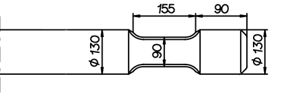 Spitzmeissel 1110 mm für MSB MS 600 / 600 H