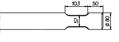 Breitmeissel (quer) 770 mm für JCB HM 385 Q / HM 386 Q