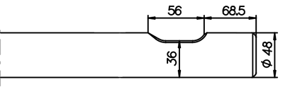 Spitzmeissel 750 mm für CAT H 45 Ds