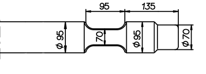 Breitmeissel (quer) 910 mm für D&A 100 V / S 1000