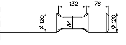 Spitzmeissel 1100 mm für MSB Saga 180 / 180 H