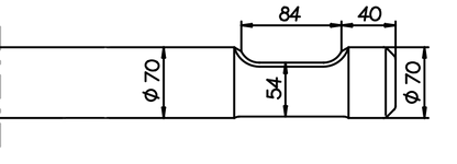 Breitmeissel (quer) 690 mm für Furukawa HB 200