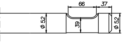 Breitmeissel (quer) 500 mm für Furukawa HB 2,5 G / HB 3 R