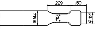 Spitzmeissel 1300 mm für Euroram / Globram RM 145