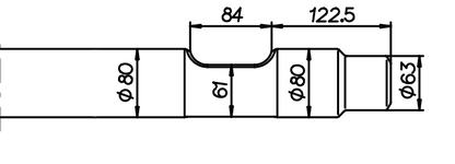 Breitmeissel (quer) 810 mm für Everdigm EHB 06