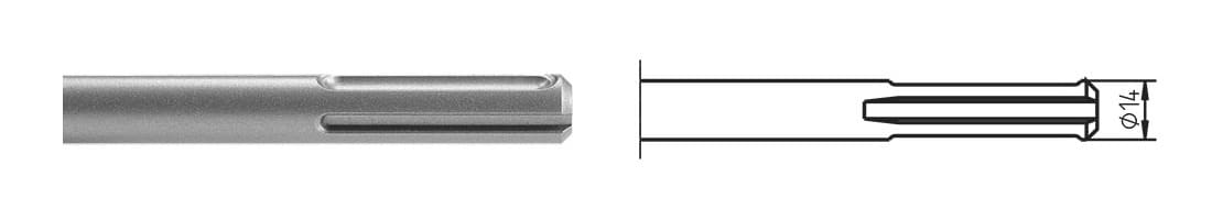 SDS-Top Breitmeissel 60 x 250 mm